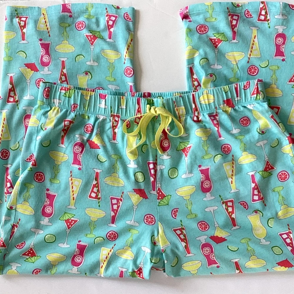 Relativity Intimates Cocktail Cropped Pajama Bottoms Size Medium